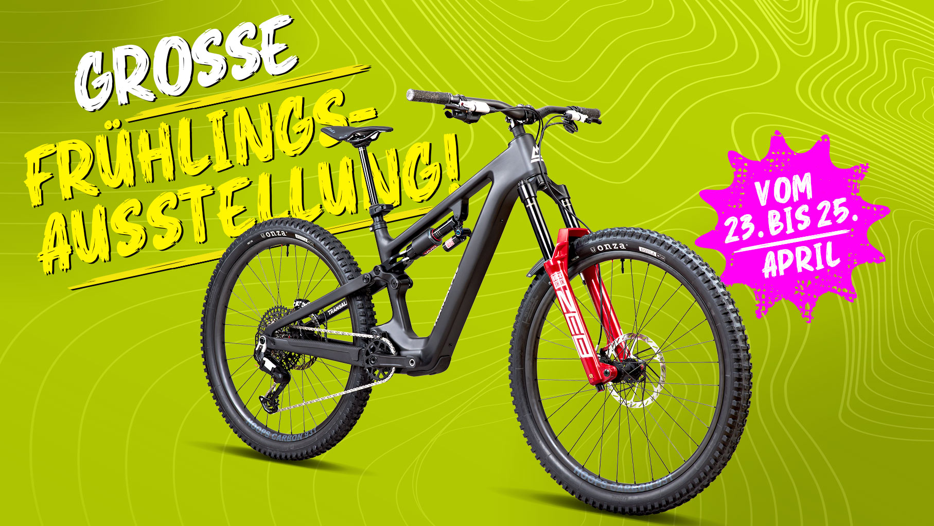 Erlebe die neuen Mountainbikes und E-MTB